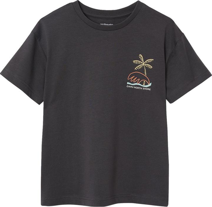 Immagine prodotto Vertbaudet Jungen T-Shirt mit Motiv vorn und hinten, mit Recycling-Baumwolle (104)