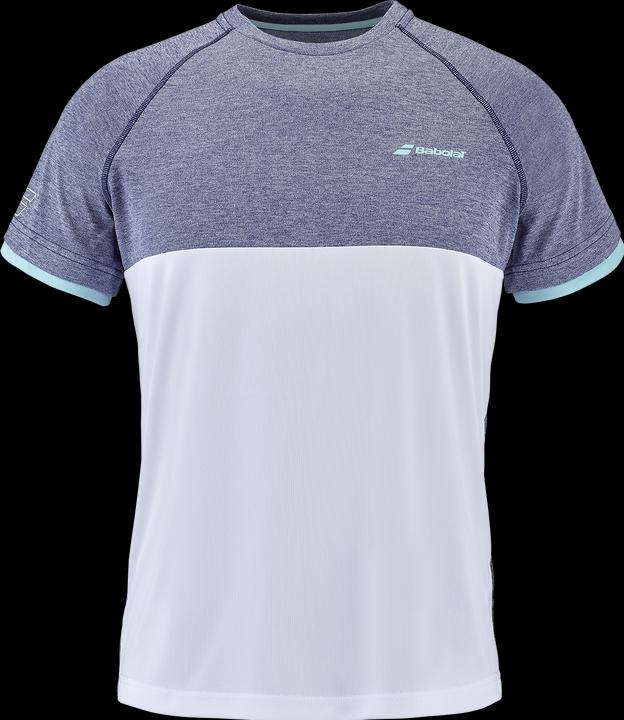 Babolat Play Crew Neck Tee Grey/White Man (XL)