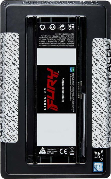 Image du produit Kingston 64Go 6800MT/s DDR5 ECC Reg CL34 DIMM Kit de 4 FURY Renegade Pro XMP (4 x 16GB, 6800 MHz, RAM DDR5, DIMM)