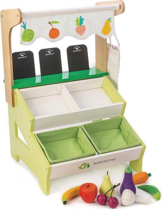 Tender Leaf Toys Bauern Marktstand