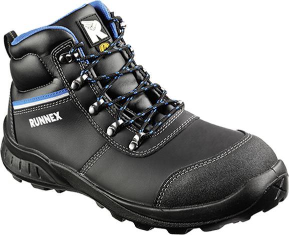 Produktbild BIG Arbeitsschutz S3 ESD-Sicherheitsschnürstiefe schwarz/blau,Gr.43 (S3, 43)