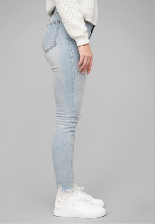 Actual product image Cloud 5ive Cloud5ive High-Waist Skinny Jeans Hose mit Destroy Details 5 Pockets - 183851 (M)