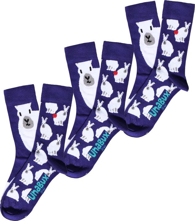 Produktbild Unabux Freizeitsocken GRUMBLE IN THE JUNGLE (3er Pack, 37 - 40)