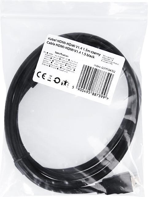 Immagine prodotto Forever Light Cavo HDMI-HDMI V2.0 1,5 m nero (1.50 m, HDMI)