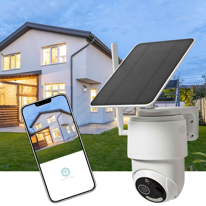 Productafbeelding Nedis SmartLife buitencamera | 4G | Full HD 1080p | Pan kantelen | IP65 | Cloud opslag (optioneel) / micr (1920 x 1080 Pixels)