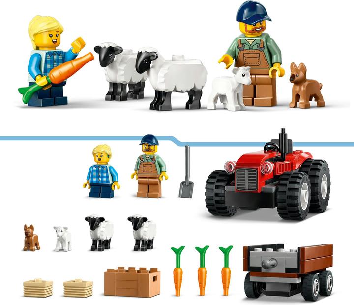 Produktbild LEGO Traktor mit Anhänger (60461, LEGO City)
