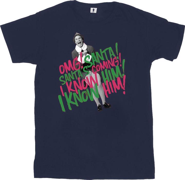 Elf Santa's Coming TShirt (S)
