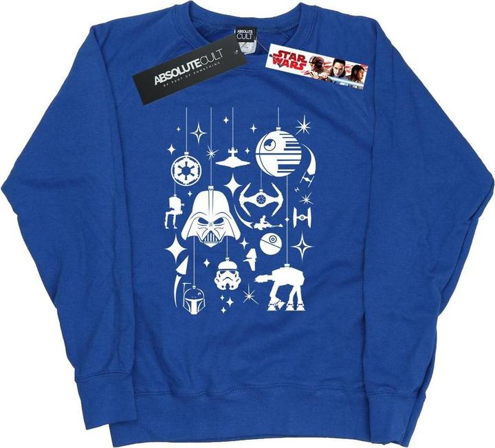 Star Wars Christmas Decorations Sweatshirt (L)