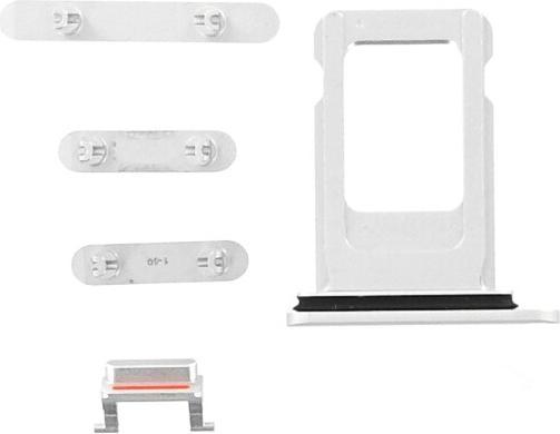 Produktbild OEM Button Set für iPhone XR weiss (iPhone XR)