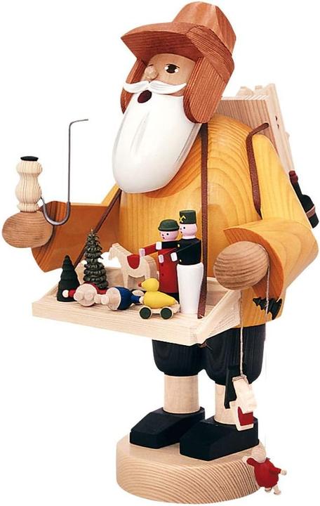 Produktbild KWO Räuchermann Spielzeughändler Serie: Die Bärtigen, Art. 21220, 35cm