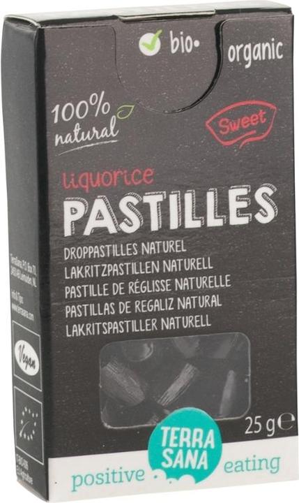 Produktbild Terra Sana Lakritz Pastillen naturell (25 g)