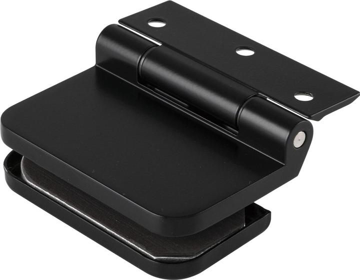 Actual product image Dormakaba DORMA glass door hinge w. frame part Junior Office 12.090, glass 8-10 mm, black matt