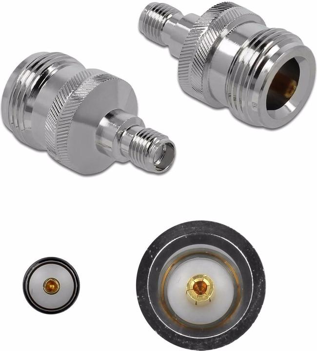 Produktbild Delock Antennenadapter N-Type - SMA Buchse-Buchse, 10Ghz (Antennenadapter)