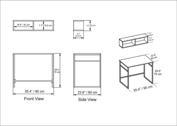 Actual product image Kalune Design Dominik (90 x 60 x 75 cm)