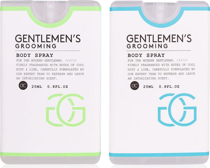 Immagine prodotto Accentra Spray corpo GENTLEMEN'S GROOMING in flacone (formato carta di credito), 25ml, fragranza: Cool Mint (Spray corpo, 25 ml)
