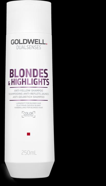 Actual product image Goldwell Dualsenses Blondes & Highlights Anti-Yellow Shampoo (250 ml, Liquid shampoo)