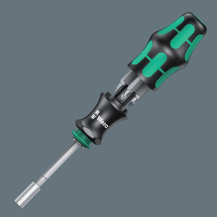 Actual product image Wera Kraftform Kompakt 28 B (slot 1 x 5.5 x 25 mm, PH2X 25mm, PH1 x 25 mm, slot 1.2 x 6.5 x 25 mm, PZ 1 x 25, Pz2x25mm)