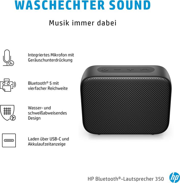 Actual product image HP Bluetooth speaker 350 () (25 h, Battery operated)