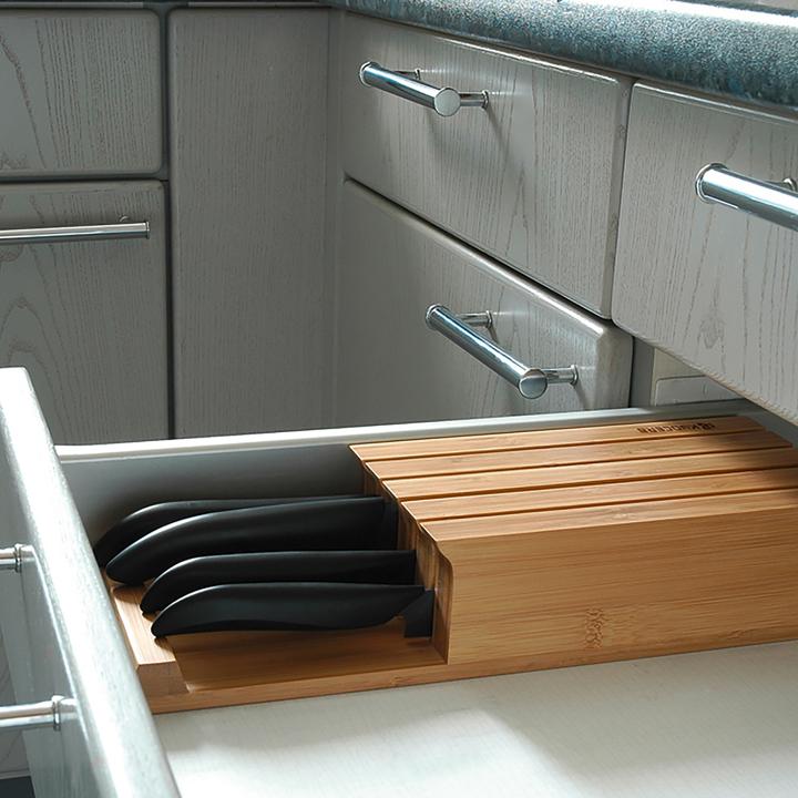 Produktbild Kyocera Bamboo Knife Block + WHWH Set