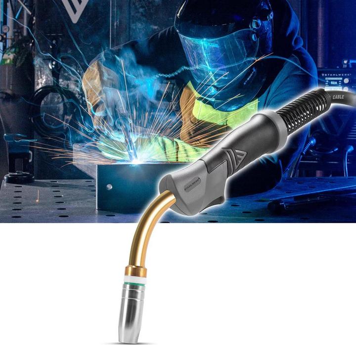 Produktbild Stahlwerk Schweissbrenner MIG MAG AK25/MB25 5m Schlauchpaket Eurozentralanschluss
