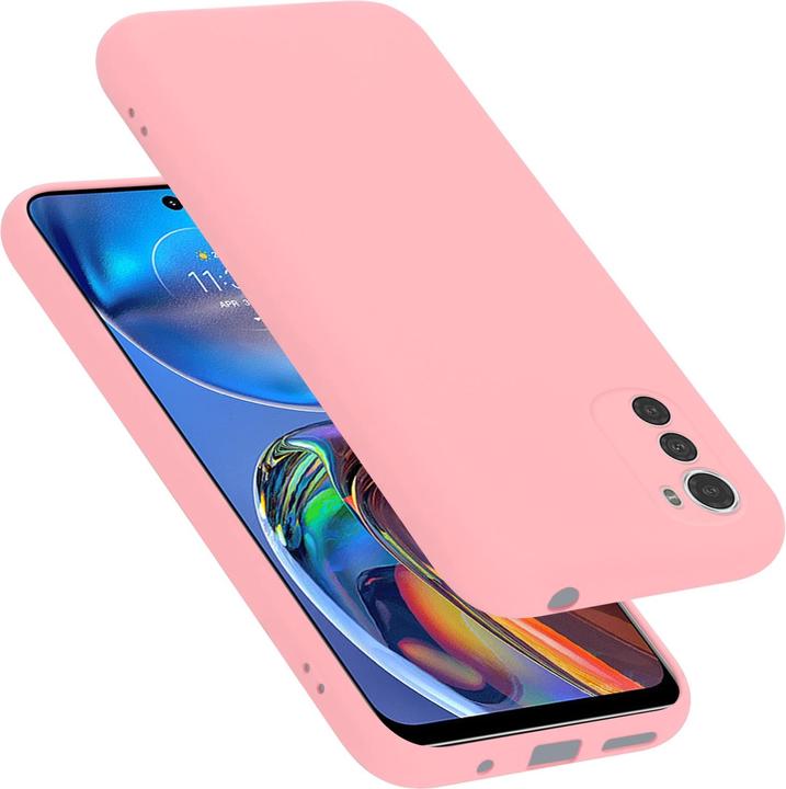 Actual product image Cadorabo TPU Liquid Silicone Case Cover for Motorola MOTO E32 4G / E32S (Motorola Moto E32s)