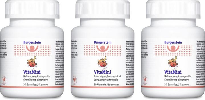 Actual product image Burgerstein VitaMini (30 Piece, Gummies, 140 g)