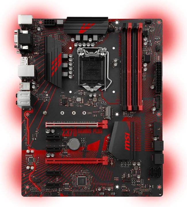 Produktbild MSI Z370 Gaming Plus (LGA 1151, Intel Z370, ATX)
