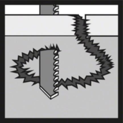 Actual product image Bosch Professional Zubehör Jigsaw blade T 244 D Speed for Wood, 100-pack