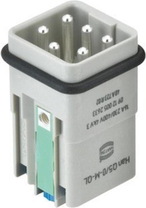 Produktbild Harting 09 12 005 2633 Stiftindsats Han® Q 5 + PE Han-Quick Lock® 1 stk