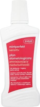 Ziaja Mintperfekt Sensitiv płyn stomatologiczny zmniejszający nadwrażliwość 500ml (500 ml)