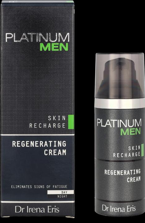 Produktbild Dr Irena Eris Platinium Men Regenerating Cream Regenerating Cream To Face On Day Even At Night (50 ml, 24h Creme)