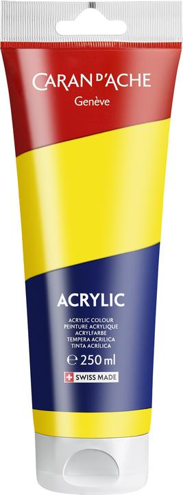 Productafbeelding Caran d'Ache Acrylic (Primair geel, 250 ml)