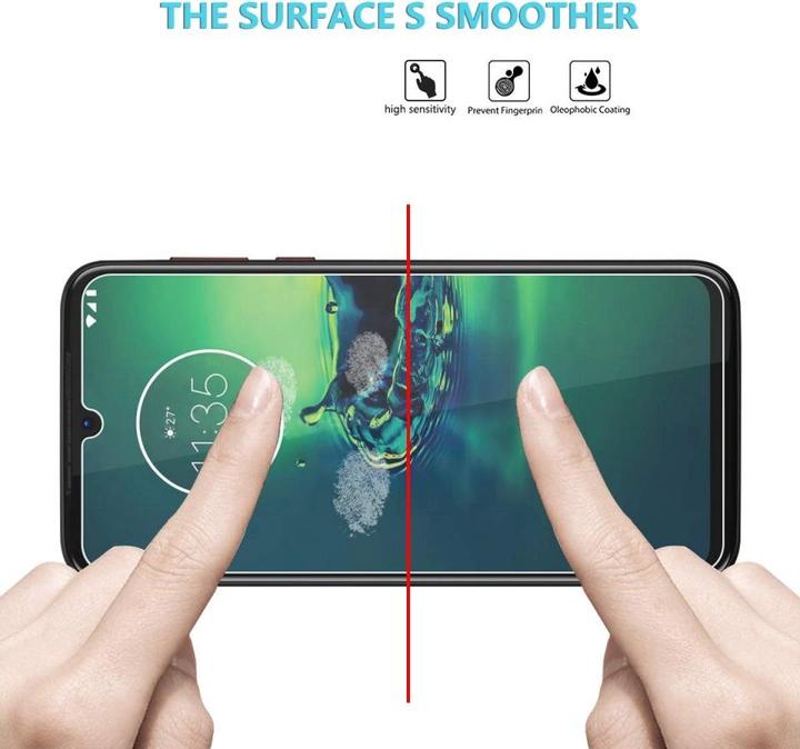 Produktbild Screenguard Motorola Moto G8 Plus Panzerglas Schutzfolie Case Friendly Design (1 Stück, Motorola Moto G8 Plus)
