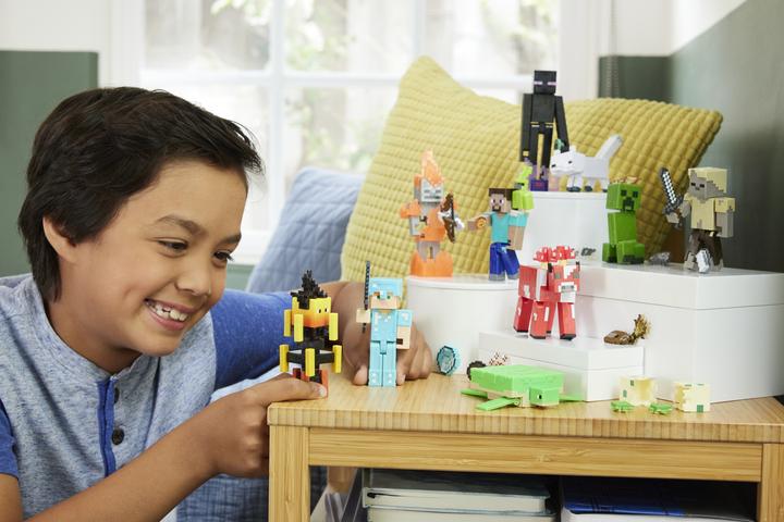 Actual product image Mattel Minecraft Creeper