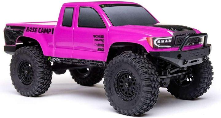 Axial Rock Crawler SCX24 Base Camp 4WD, Pink RTR 1:24 (RTR Ready-to-Run)