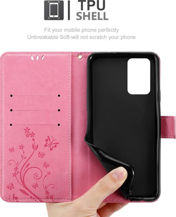 Actual product image Cadorabo Flower Book cover (Xiaomi Redmi 10)