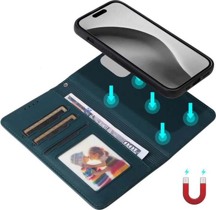 Image du produit Cover-Discount iPhone 16 Pro Max - Portefeuille divisible 2-en-1 Étui pour téléphone portable (Apple iPhone 16 Pro Max)