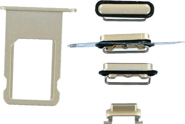Image du produit OEM iPhone 6s de remplacement dos or, sans logo (iPhone 6s)