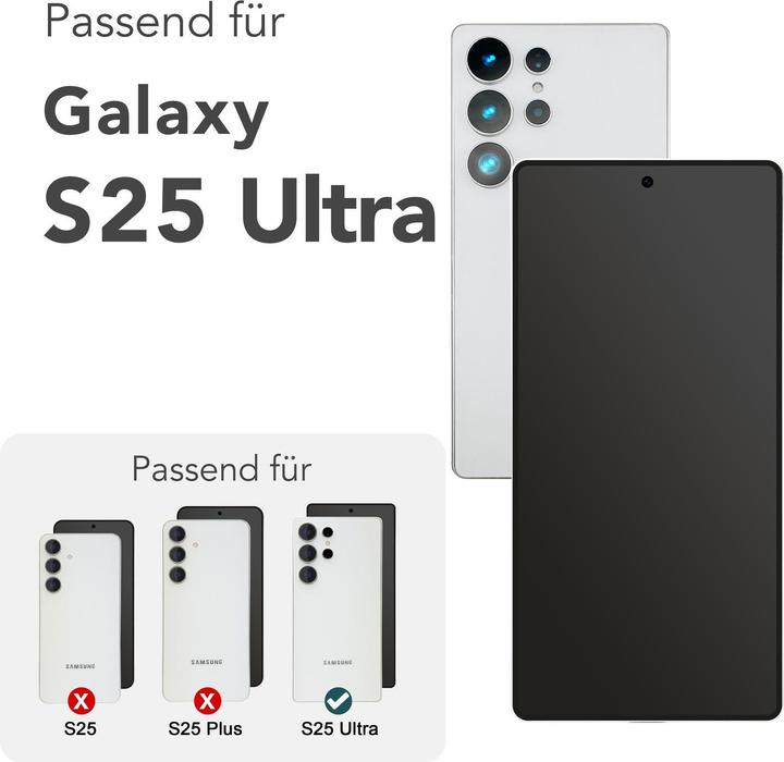 Produktbild Nalia AntiSpyX - Privacy Schutzglas mit Schablone - Full Screen Anti-Spy Protector (1 Stück, Samsung Galaxy S25 Ultra)