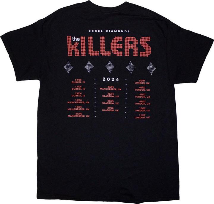 Produktbild Universal Textiles Tour '24 Rebel Diamonds TShirt (S)