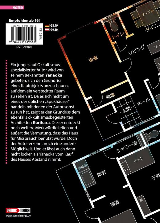 Immagine prodotto Panini The Strange House 01 (Tedesco, Uketsu, Kyo Ayano, 2024)