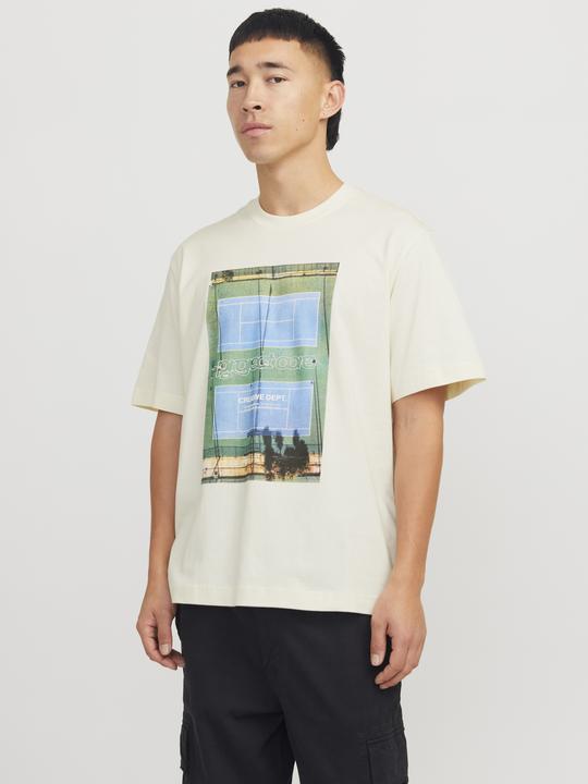 Actual product image Jack & Jones Gedruckt Rundhalsausschnitt T-shirt T-shirt (L)