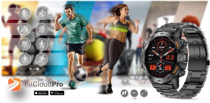 Image du produit Gravity SMARTWATCH MĘSKI GT9-2 - WYKONYWANIE POŁĄCZEŃ, CIŚNIENIOMIERZ (sg021b) (48 mm)