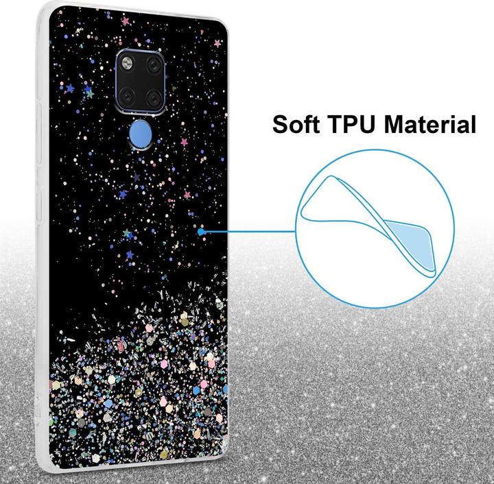 Actual product image Cadorabo TPU cover sparkling glitter (Mate 20)