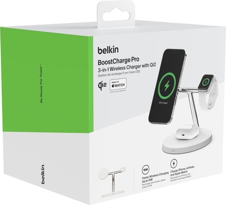 Productafbeelding Belkin Boost Charge Pro 3in1 Charger Qi2 (15 W)