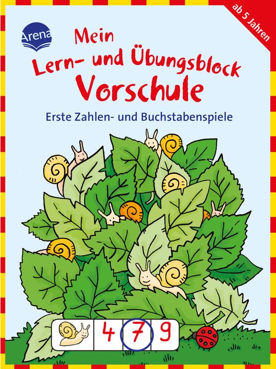 Produktbild Mein Lern- und Übungsblock Vorschule. Erste Zahlen- und Buchstabenspiele (Deutsch, Carola Schäfer, 2014)