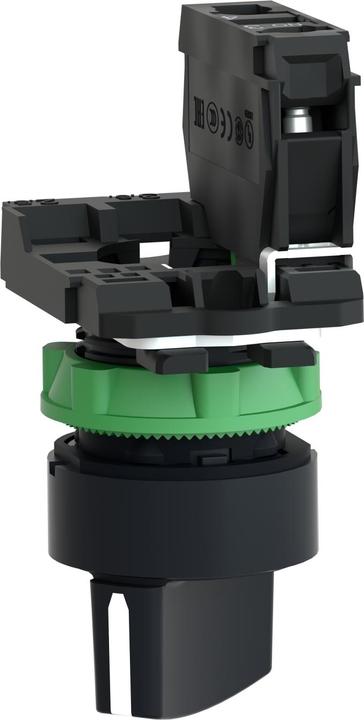 Actual product image Schneider Electric Selector switch 2P Black Spring Ret 1NO