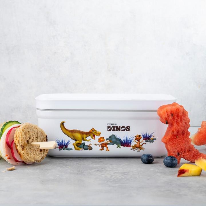 Actual product image Zwilling Vakuum-Lunchbox, M | Kunststoff | weiss | Dinos