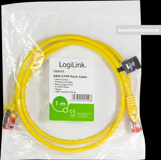 Actual product image LogiLink Network cable (S/FTP, CAT6, 7.50 m)