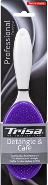 Actual product image Trisa Detangle hairbrush with handle